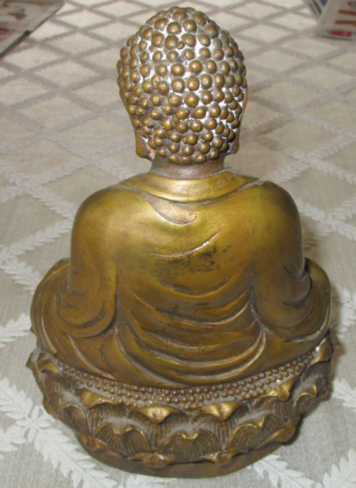 Two Bronze ??Buddha?? Statues Antiques Board