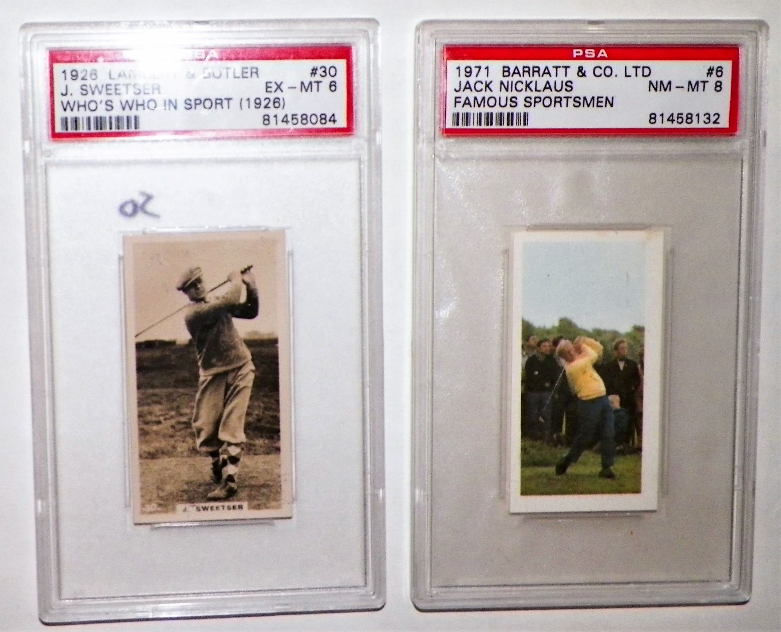 CARDS 1926 LAMBERT & BUTLER 2 GOLF CARD SET 1AAzz.JPG