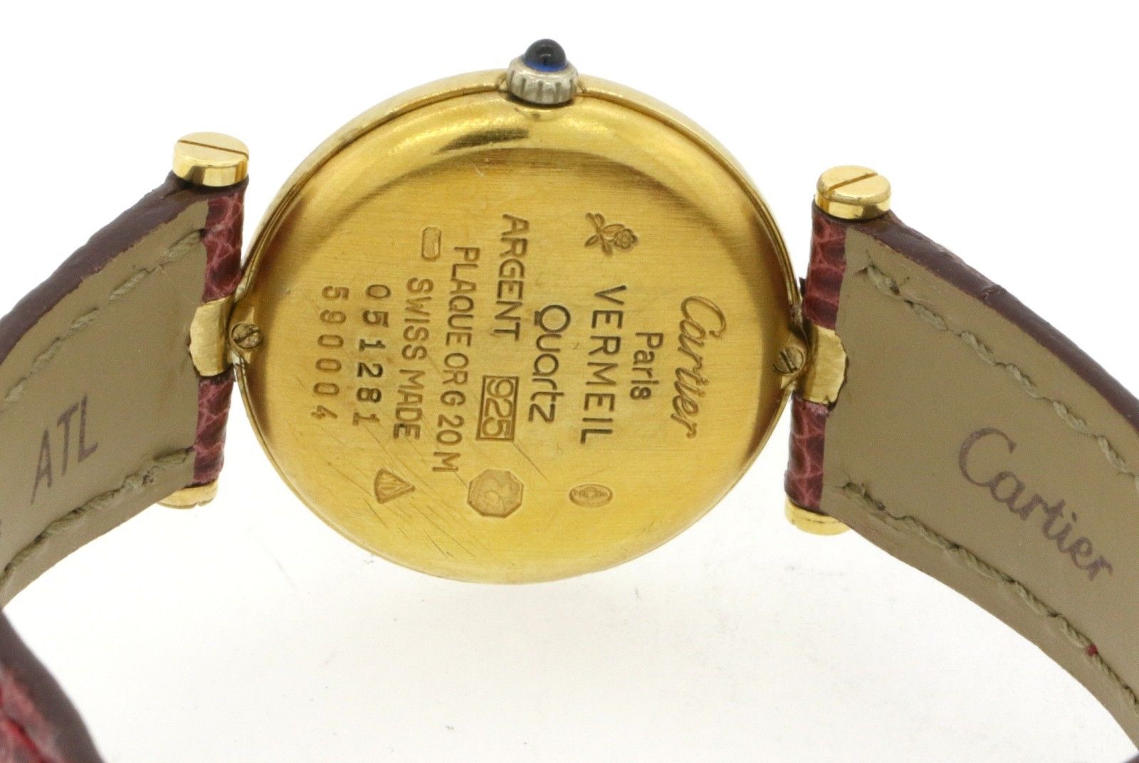 Cartier Les Must De Vermeil Quartz Vintage Tri-Color Dial Ladies Watch w Papers_3.jpg