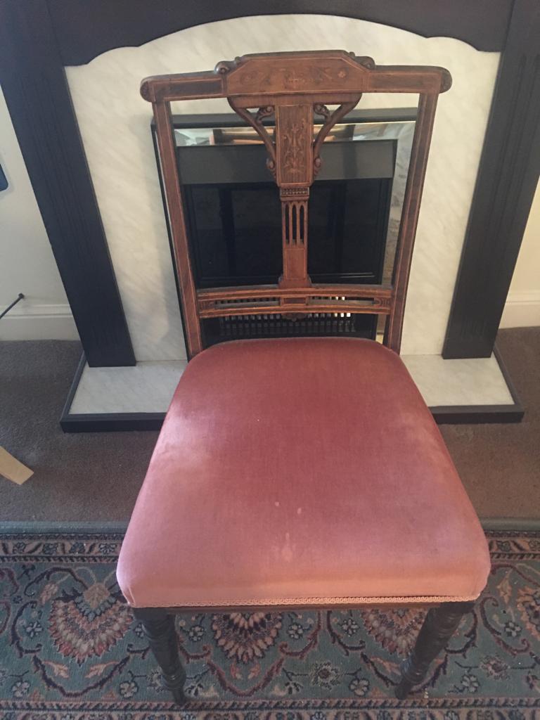 Chairs with pink velvet cover.jpeg