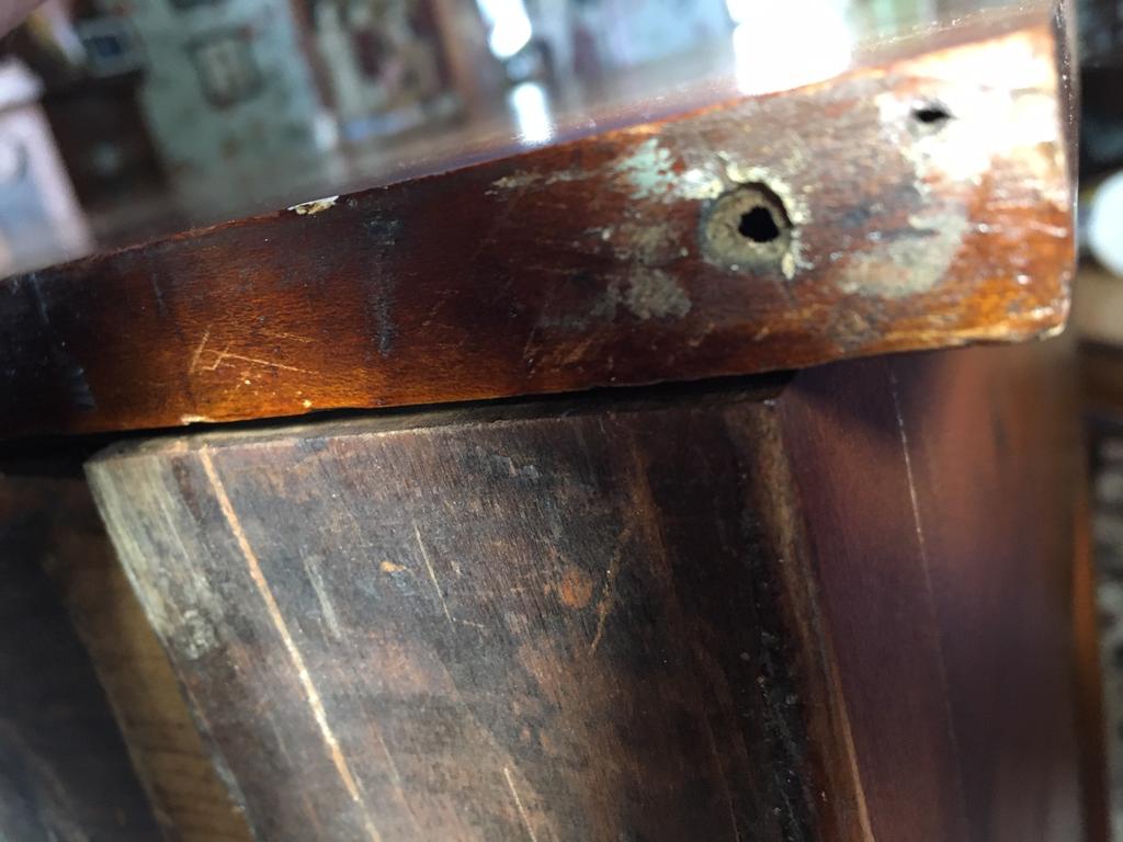cherry cabinet back screw holes.JPG