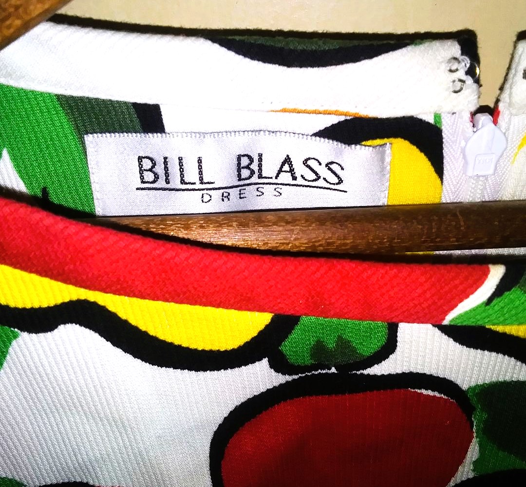 CLOTHES DRESS BILL BLASS FLOWER POWER DRESS 2AA.jpg