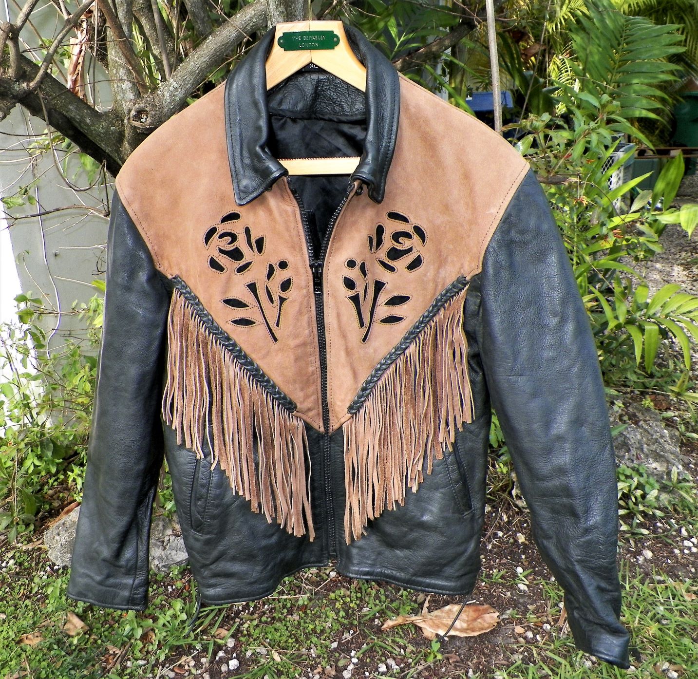 CLOTHES JACKET LEATHER WITH FRINGE MOTORCYCLE JACKET 1AA.JPG