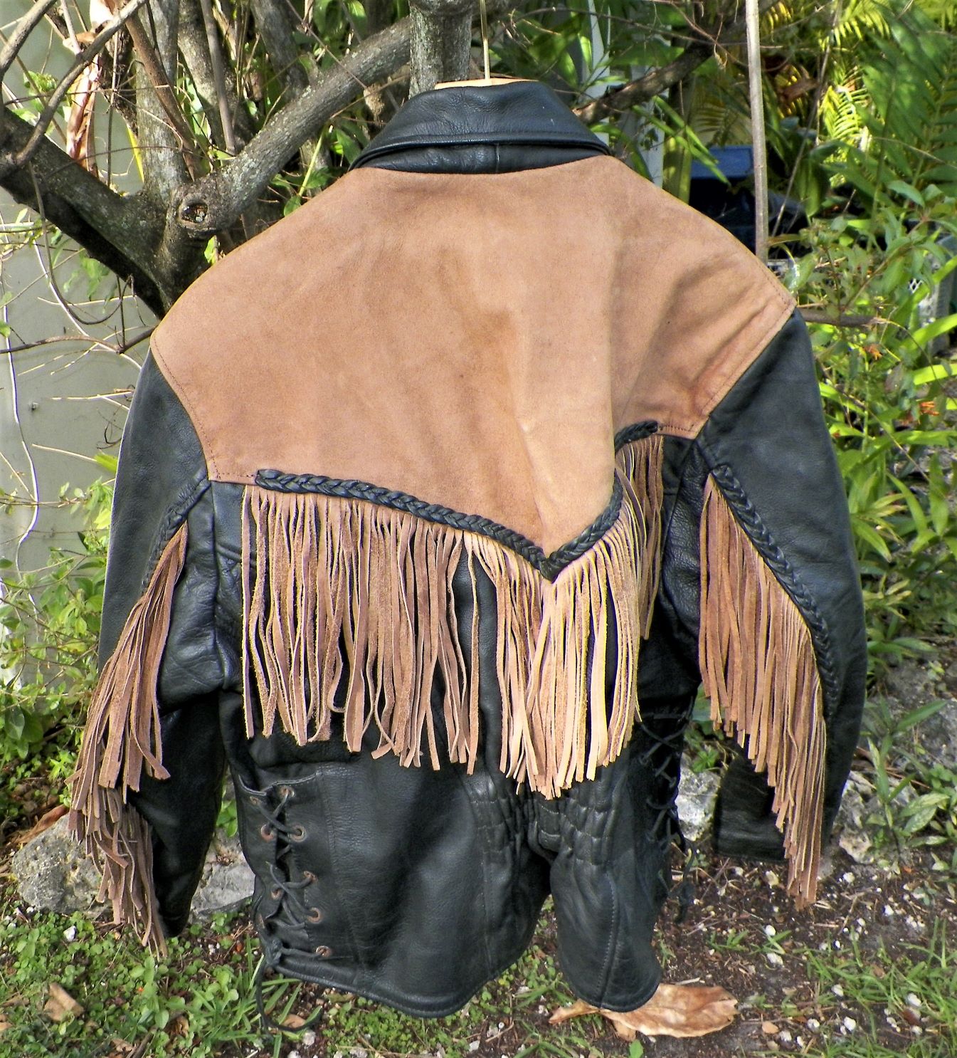 CLOTHES JACKET LEATHER WITH FRINGE MOTORCYCLE JACKET 2AA.JPG