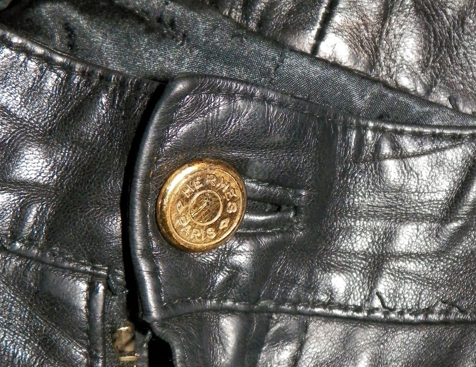 CLOTHES PANTS LEATHER HERMES 3AA.JPG