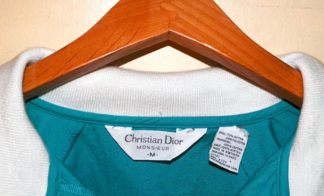 CLOTHES SHIRT CHRISTIAN DIOR MENS PULLOVER SHIRT VINTAGE 2AA.JPG