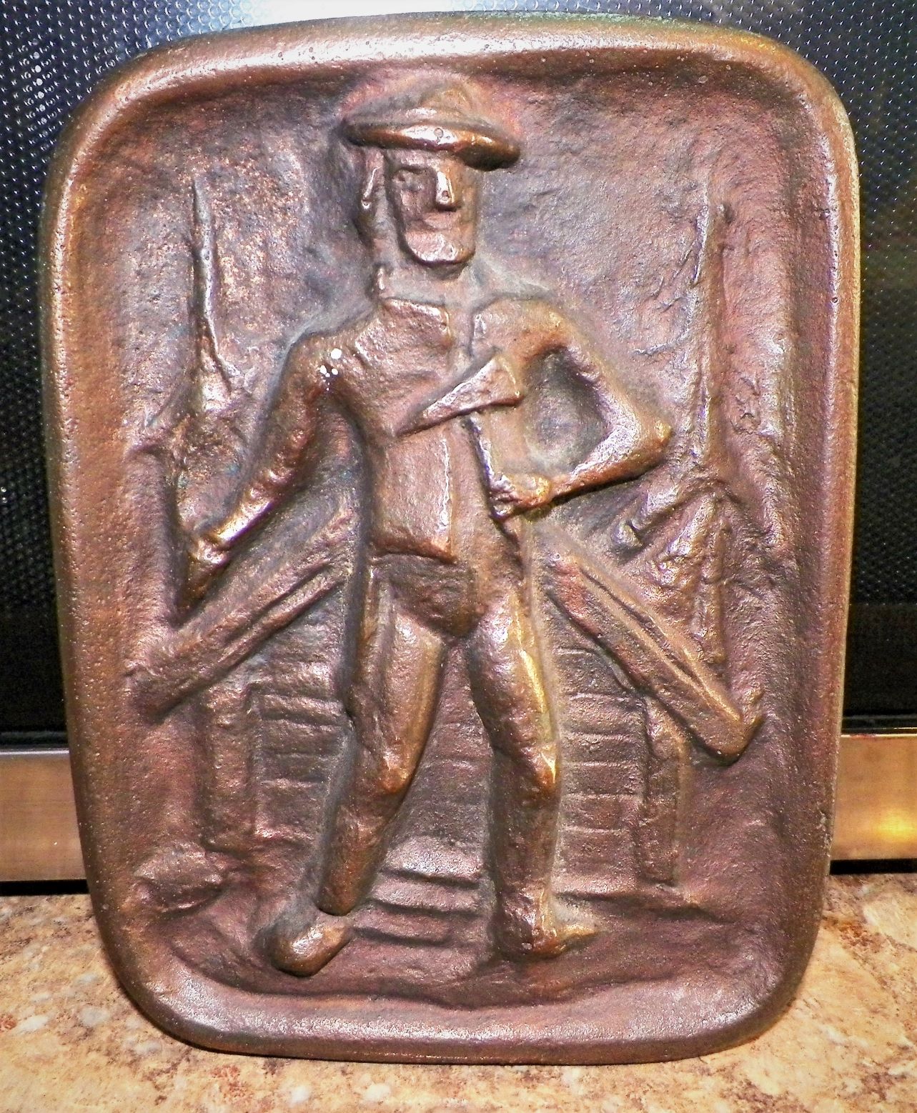 COLLECTIBLE 1966 COPPER BRASS SIGN 1AA.JPG