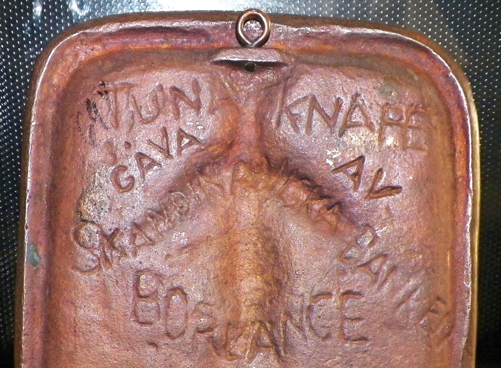 COLLECTIBLE 1966 COPPER BRASS SIGN 3AAA.JPG