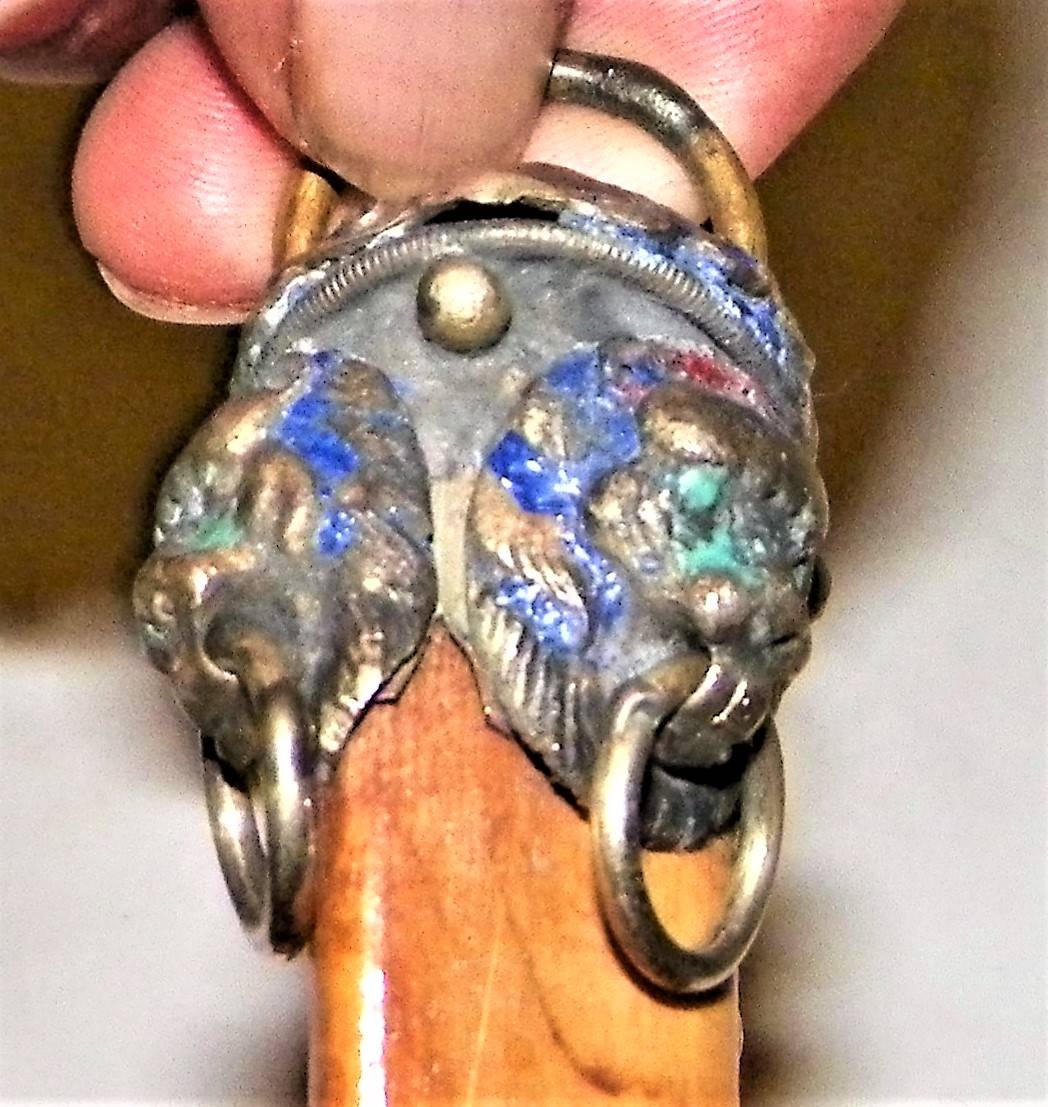COLLECTIBLE BOAR TOOTH PENDANT CHARM 4BBAA.JPG
