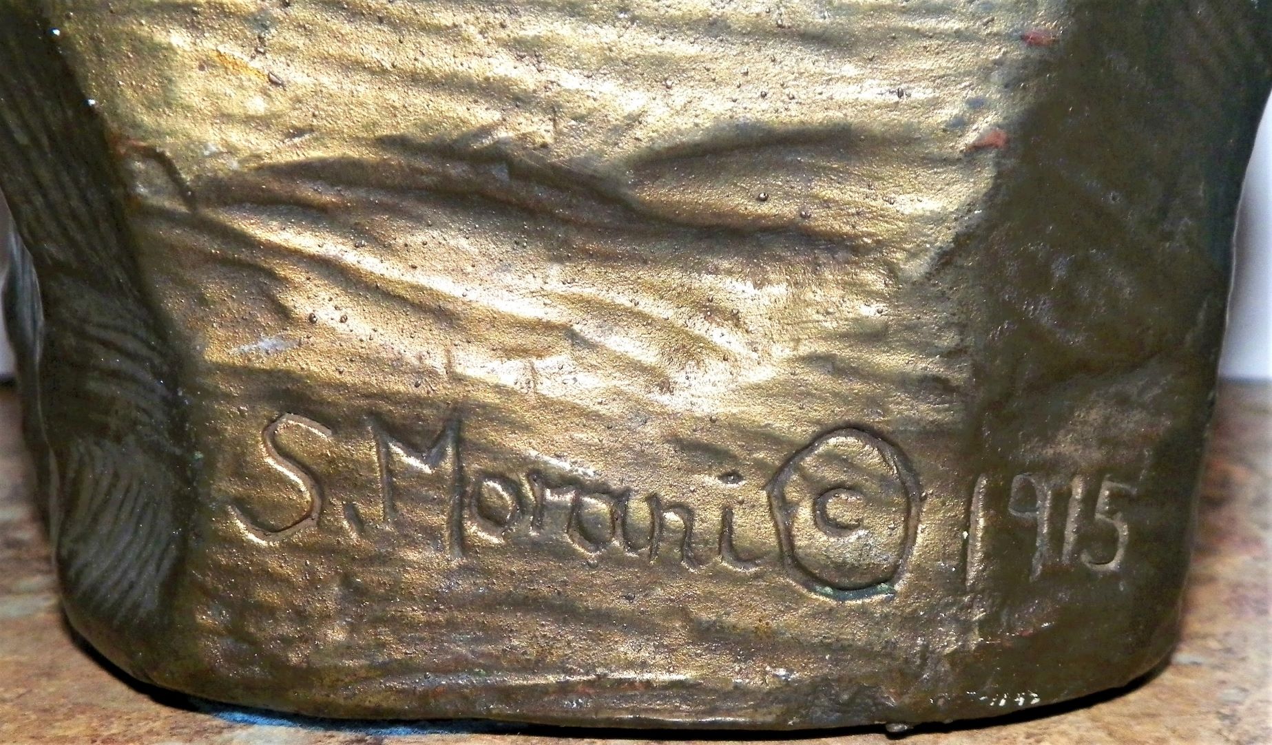 COLLECTIBLE BOOKENDS S MORANI 1915  5AA.JPG