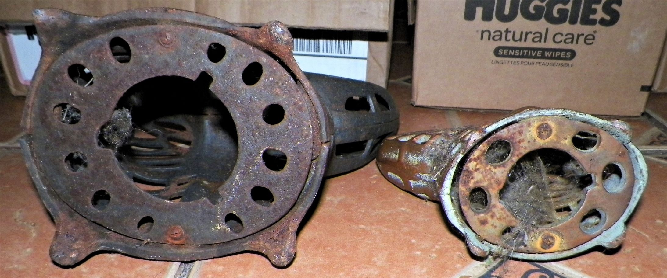 What are these 2 cast iron(?) butterflys with cage bodies incense