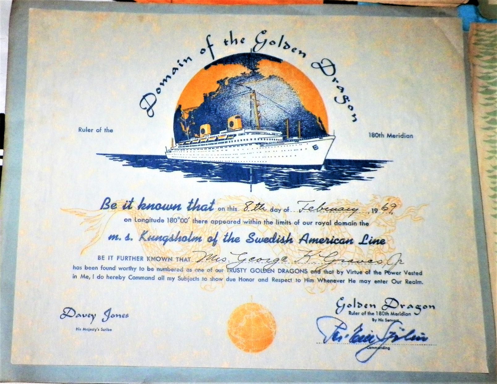 COLLECTIBLE CRUISE LINE A GROUP CERTIFICATES 4AA.JPG
