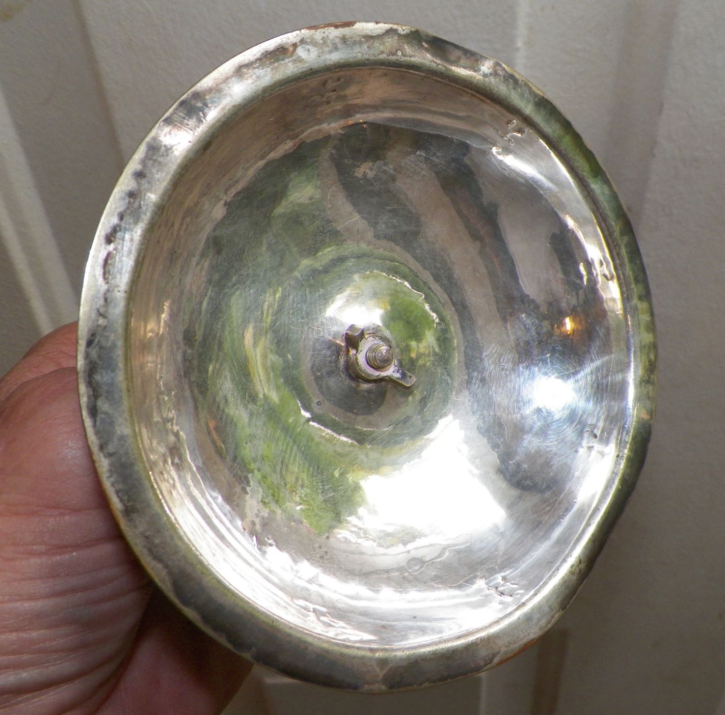 COLLECTIBLE GLASS AND SILVER ARMY NAVY 1ST PLACE TOP 5AA.JPG