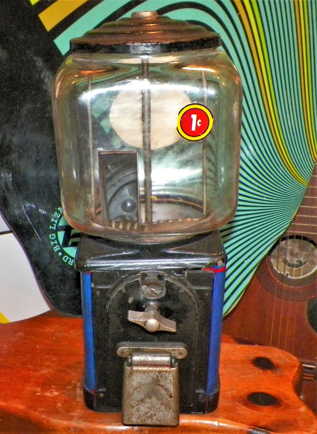 COLLECTIBLE GUM BALL MACHINE PENNY GUMBALL 1AA.JPG