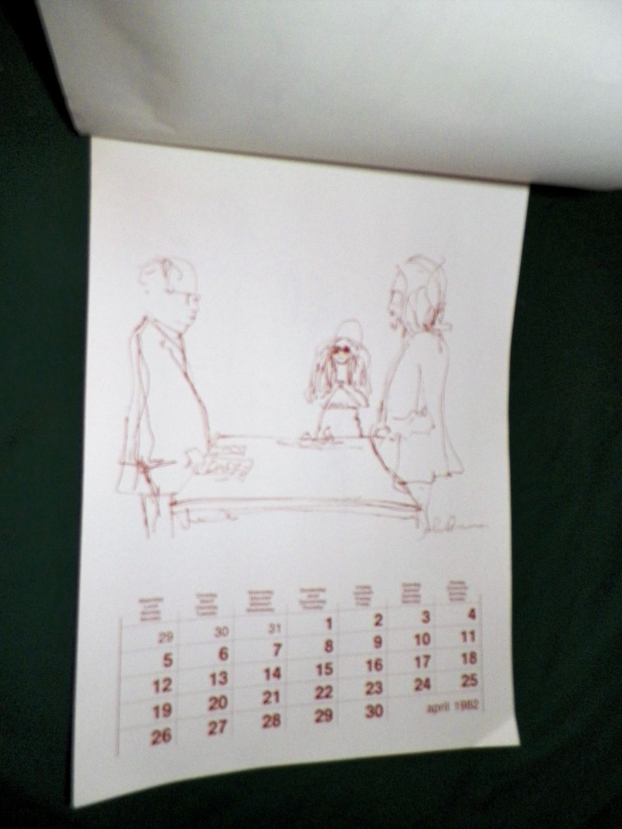 COLLECTIBLE JOHN LENNON CALENDER 4A.JPG