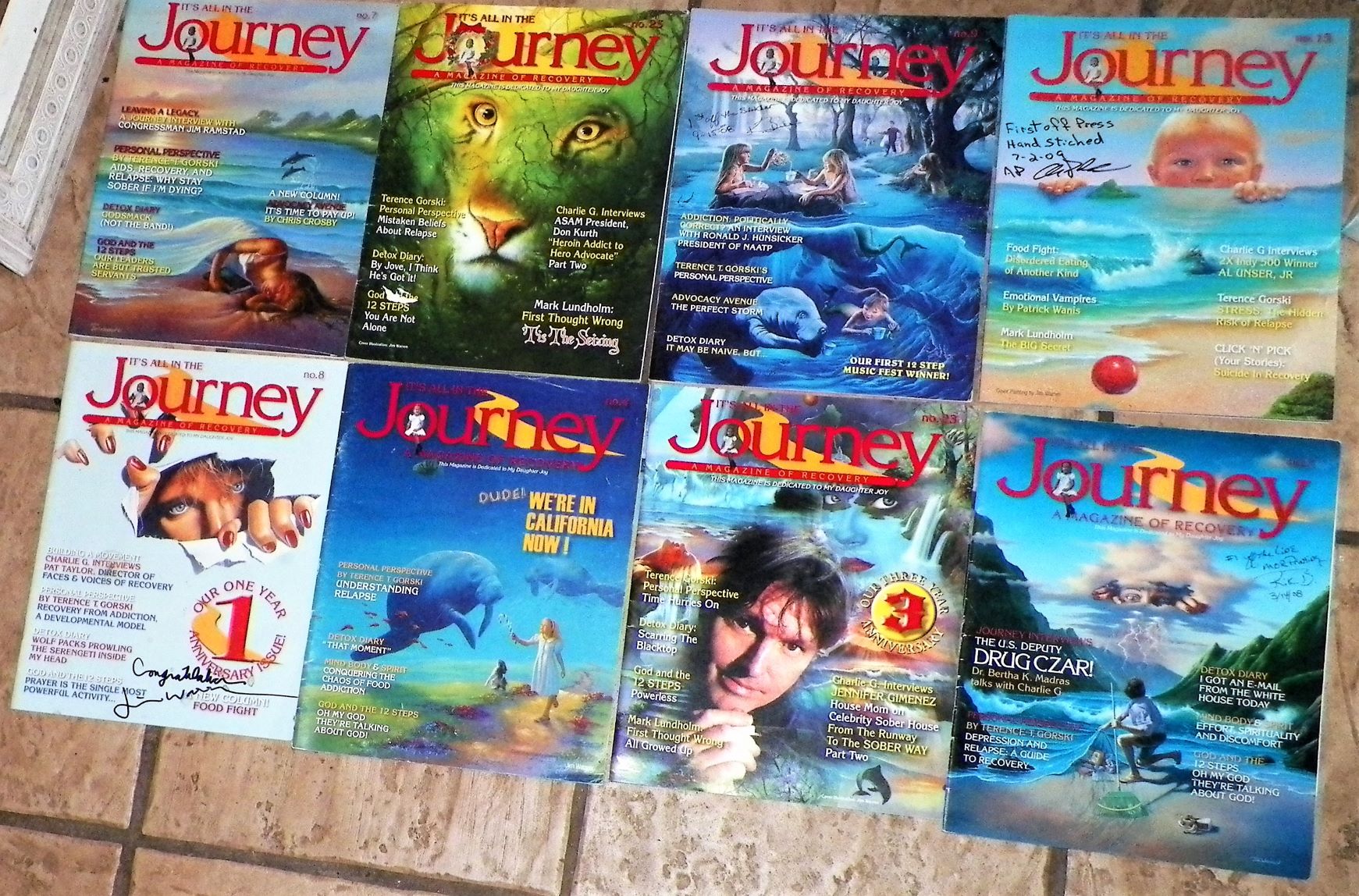 COLLECTIBLE MAGAZINE JOURNEY COVERS A GROUP 1AA.JPG