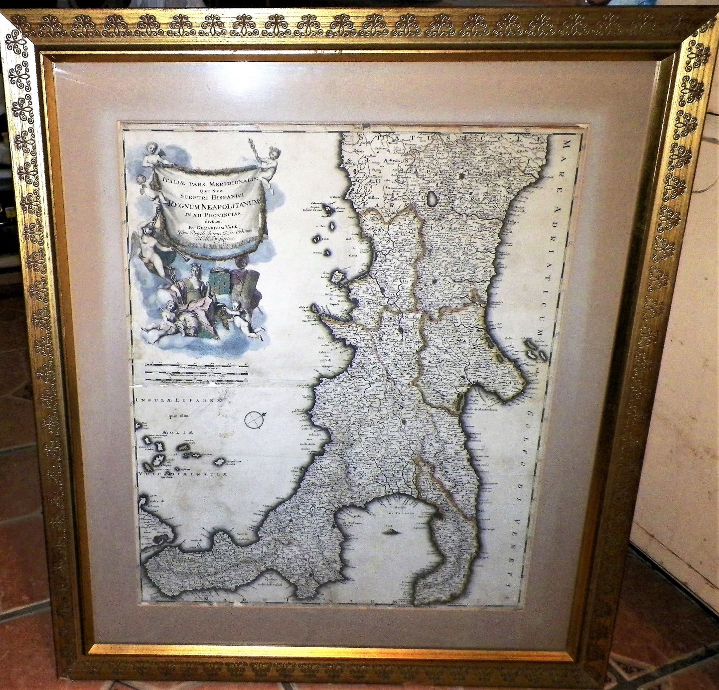 collectible map italy 1704 GERALD VOLK 1AA.JPG