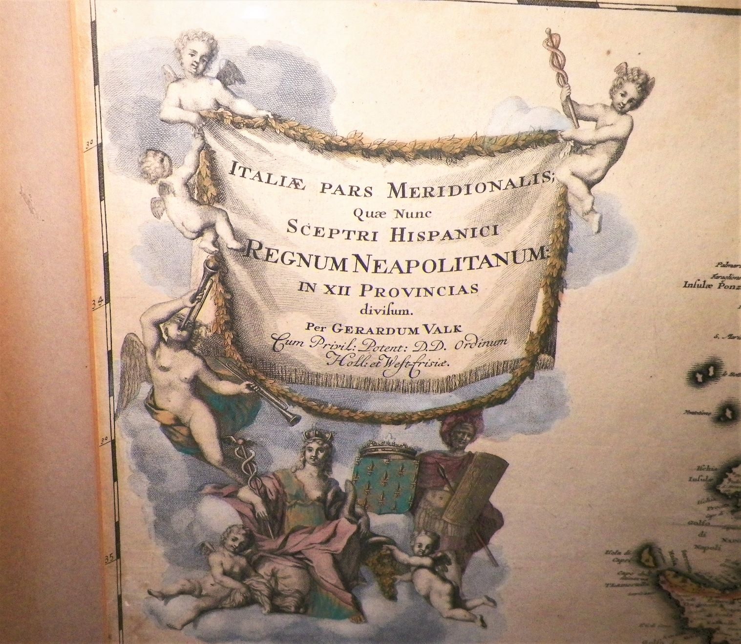 collectible map italy 1704 GERALD VOLK 3AA.JPG