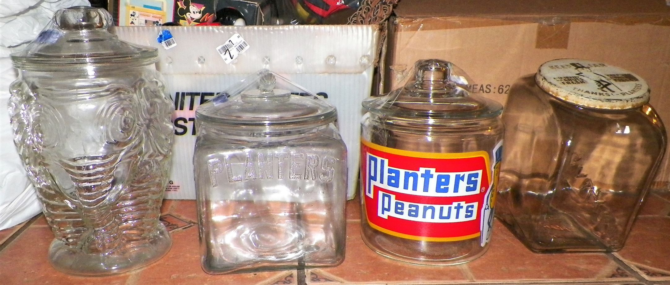COLLECTIBLE PLANTERS PEANUTS JAR A GROUP 1AAZZ.JPG