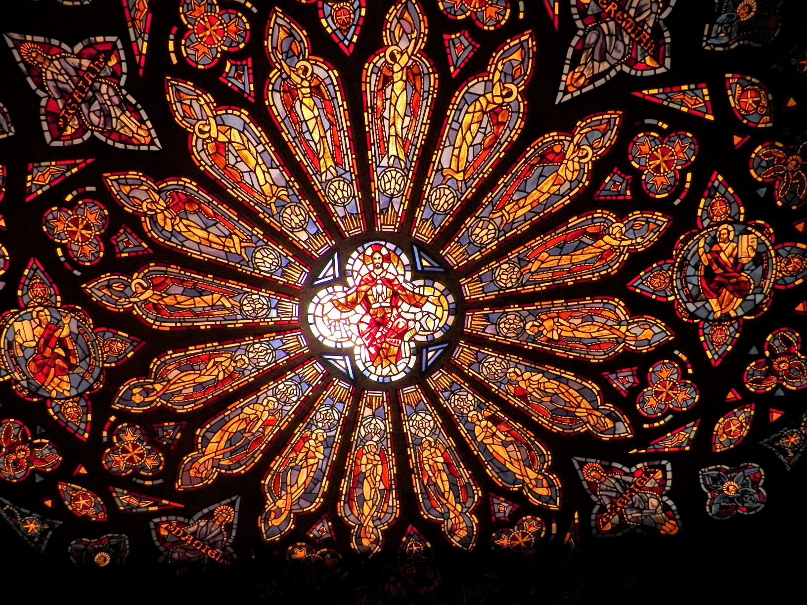 COLLECTIBLE STAIN GLASS RELIGOUS 2AAAAA.JPG