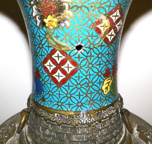 COLLECTIBLE VASE JAR BRASS NO BOTTOM 2BAAA.JPG