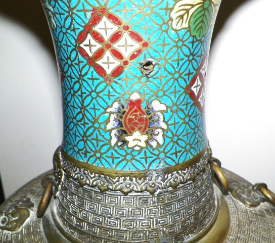 COLLECTIBLE VASE JAR BRASS NO BOTTOM 3AA.JPG