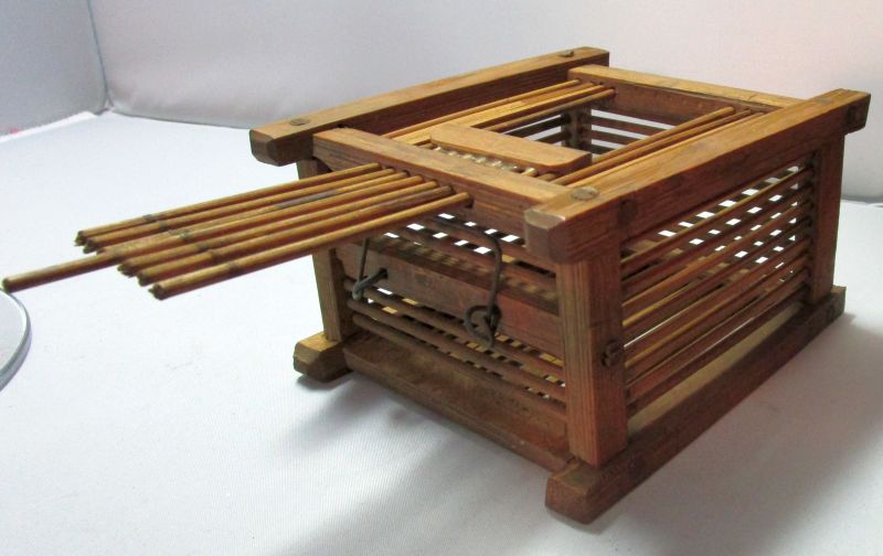 Wood Cricket Cage Antiques Board