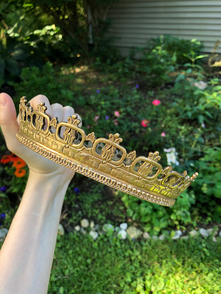 Antique Brass Crown?? Antiques Board