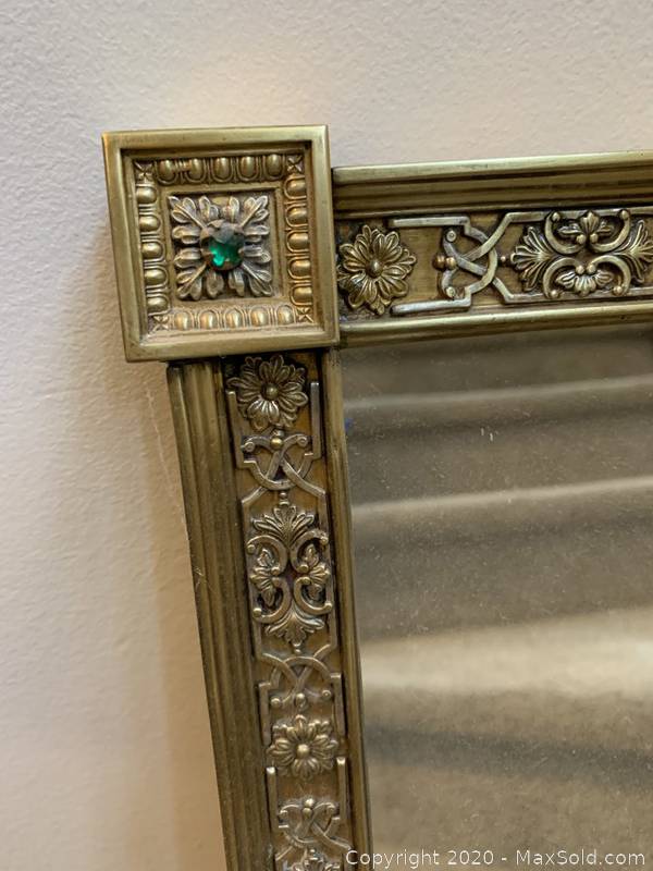 Brass Mirror 1800s? Antiques Board