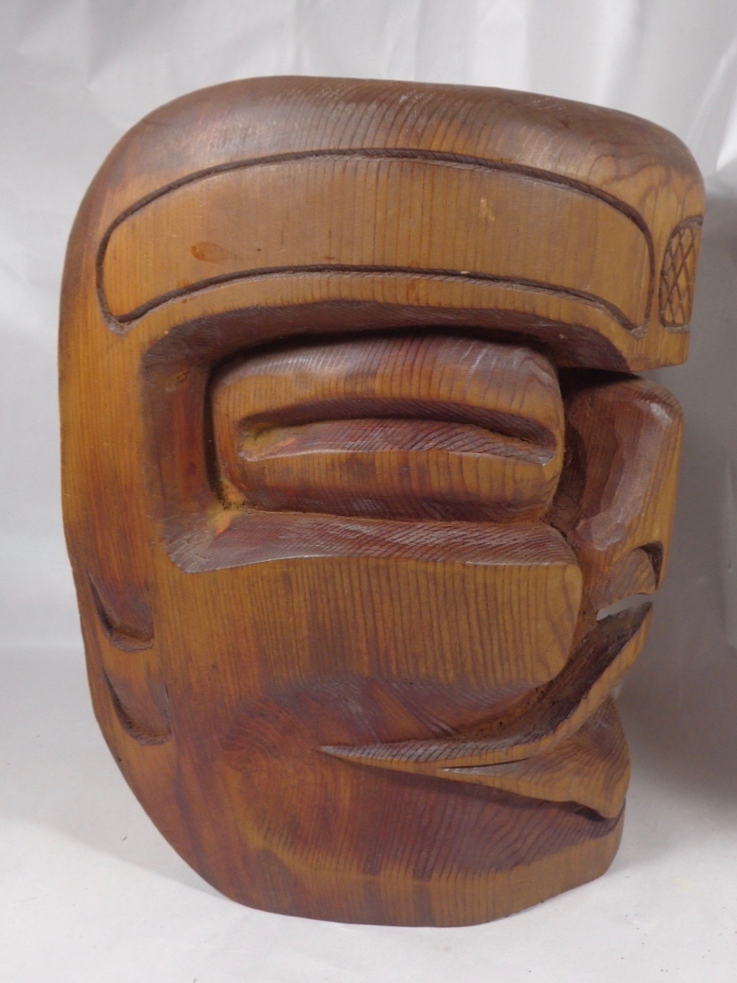 2 Pieces West Coast Carvings Antiques Board
