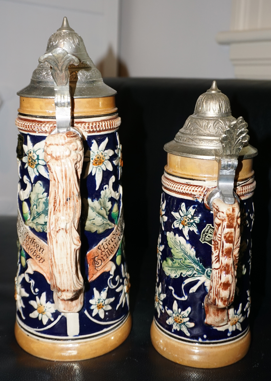 Two German Steins Antiques Board