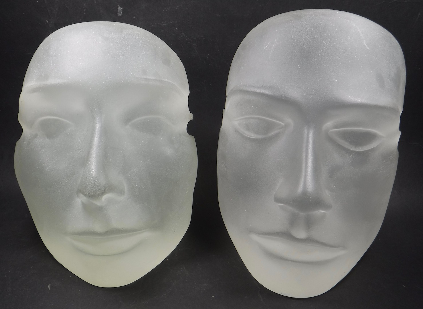 Glass Face Signature Help Antiques Board