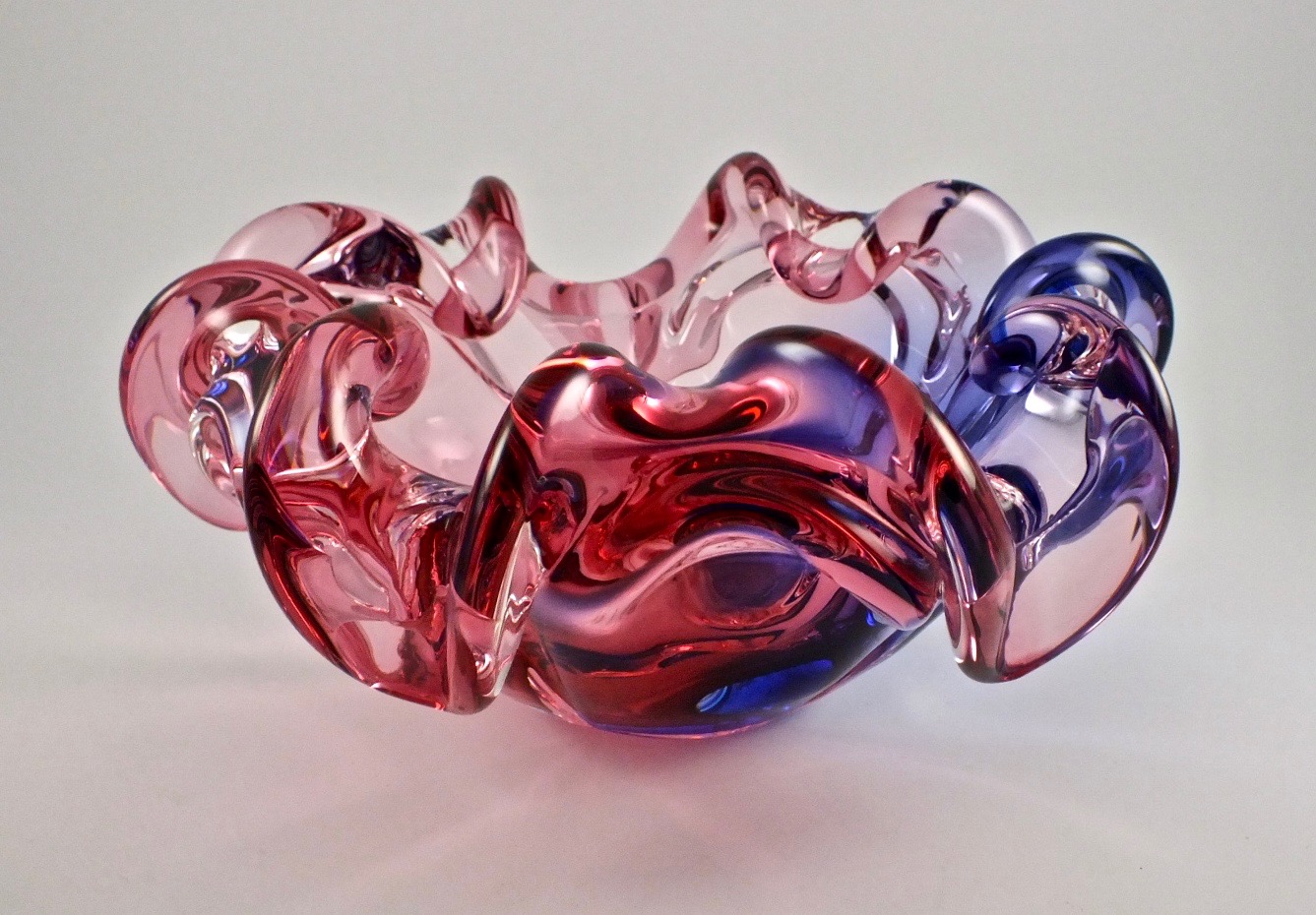 Can Anyone ID the signature on this piece of Murano style Art Glass