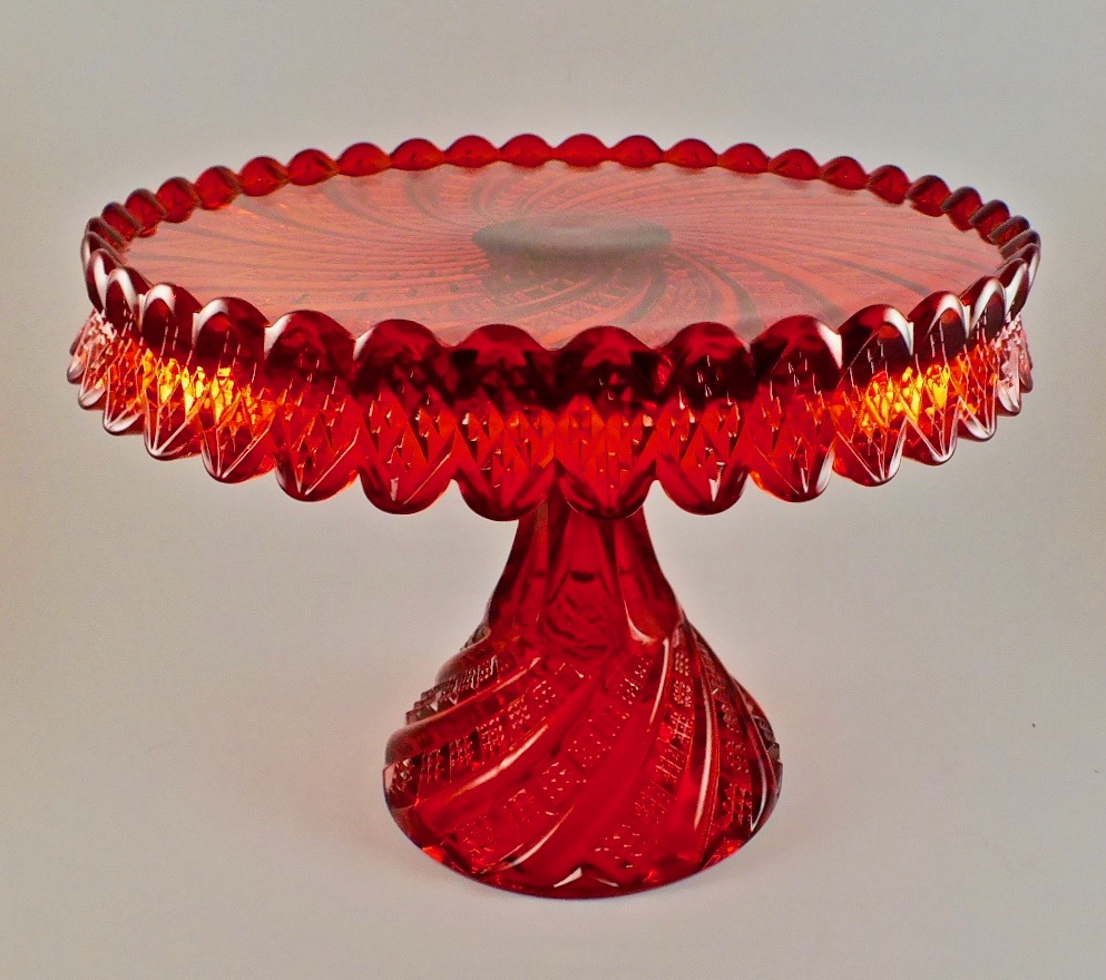 Imperial Glass Grapes Cake Stand Have Some Questions Antiques Board