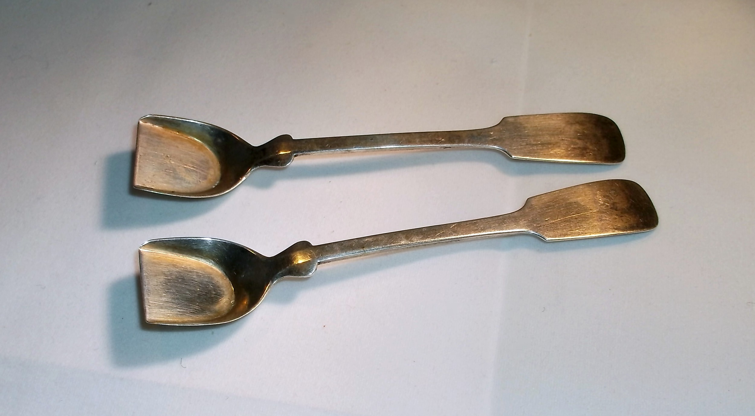 Silver Sugar Shovel Mark Antiques Board