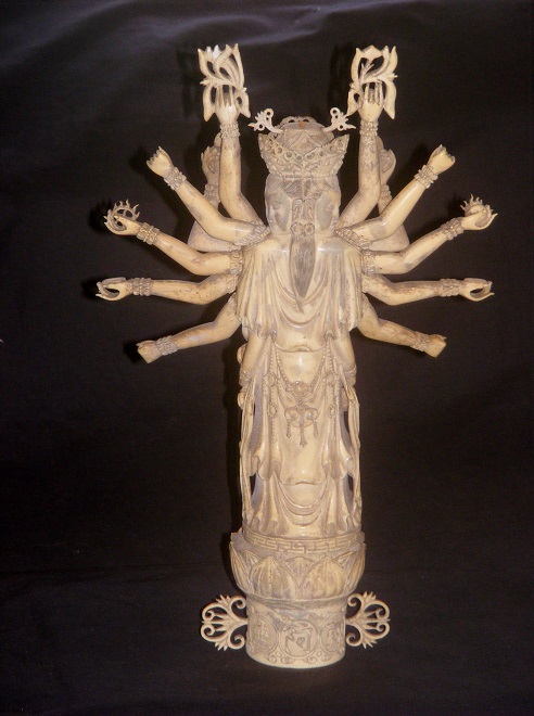 Carved Bone Goddess Statue | Antiques Board
