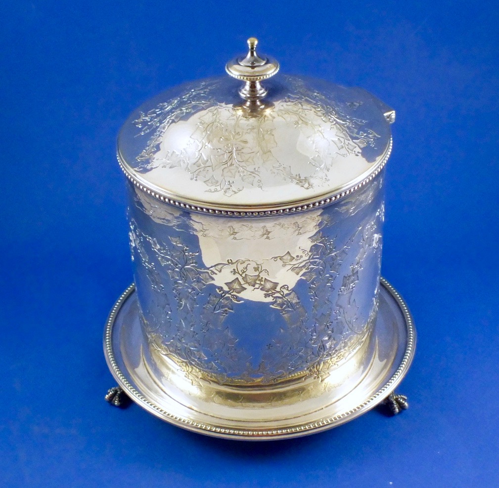 Is This Silverplate Item a Biscuit Jar or a Tea Caddy?