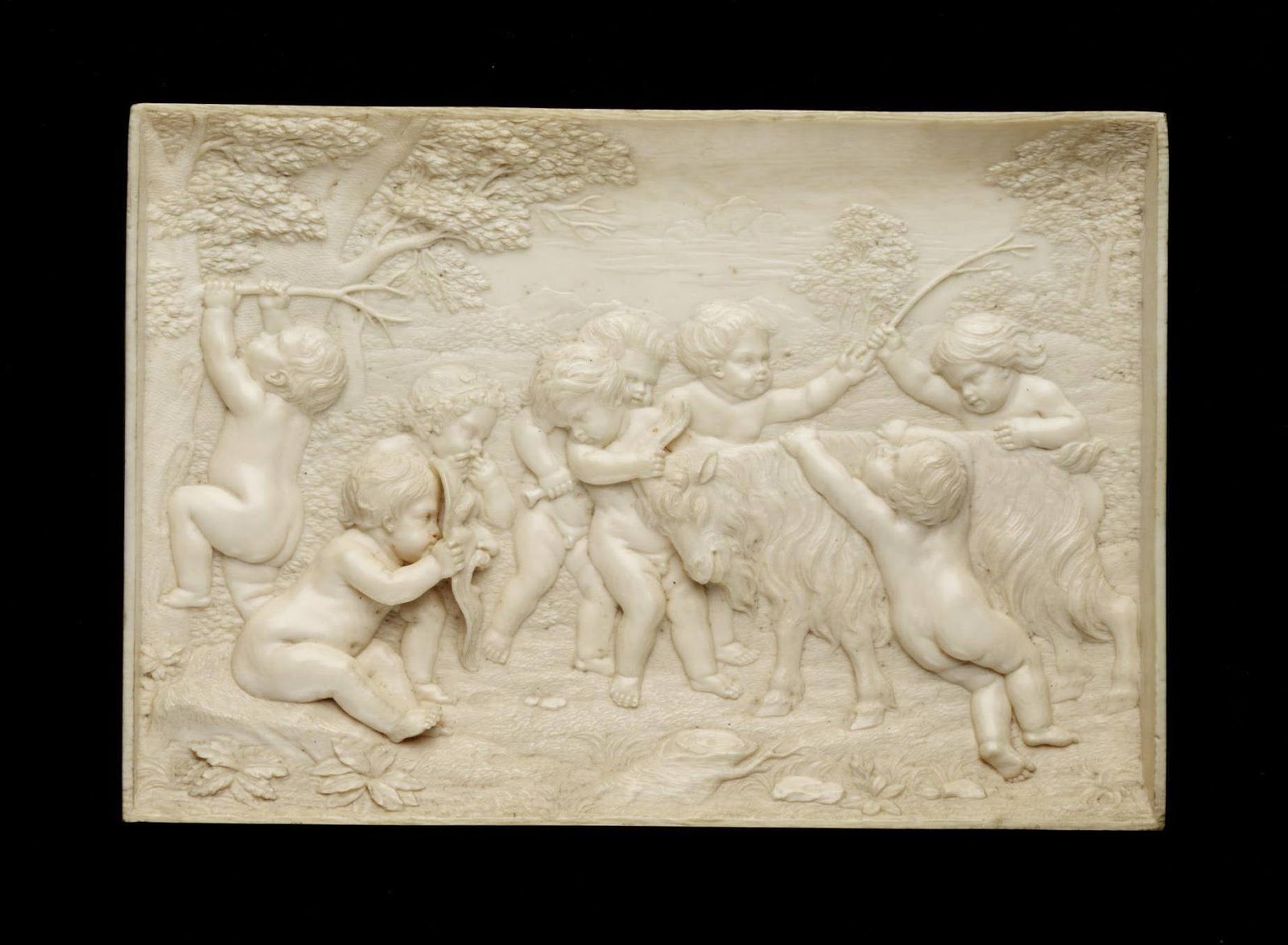 Duquesnoy-François-Bacchanalian-infants-playing-with-a-goat-c1650-70-ivory-relief-V&A-Flemish.jpg