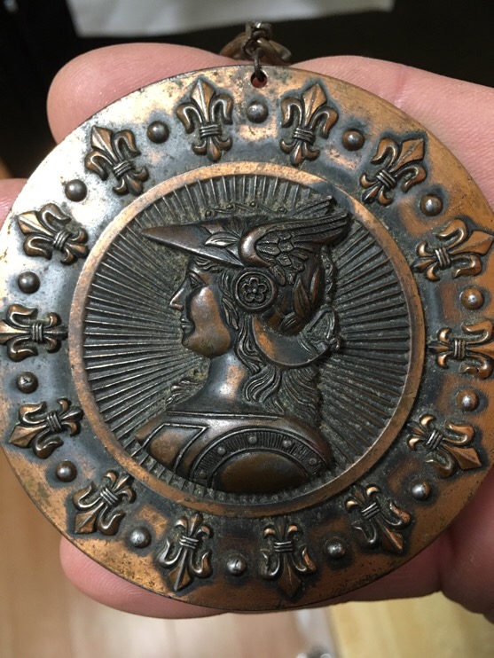 Bronze Finish Medallion Antiques Board