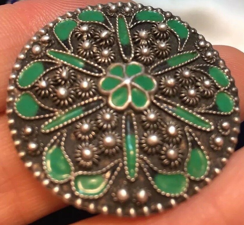 enamel circular pin Greece.jpg