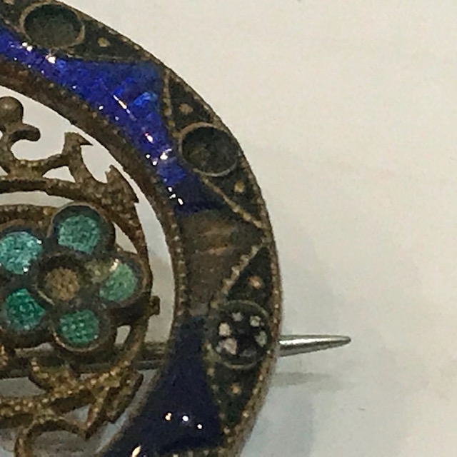 Enamel brooch + repair advice please Antiques Board