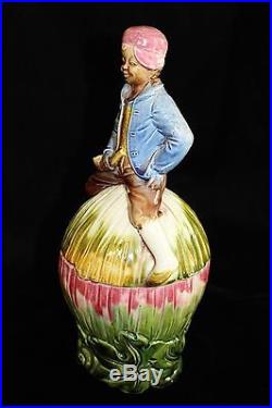 Figural-Majolica-Black-Americana-Boy-on-Watermelon-Tobacco-Jar-Humidor-07-yp.jpg
