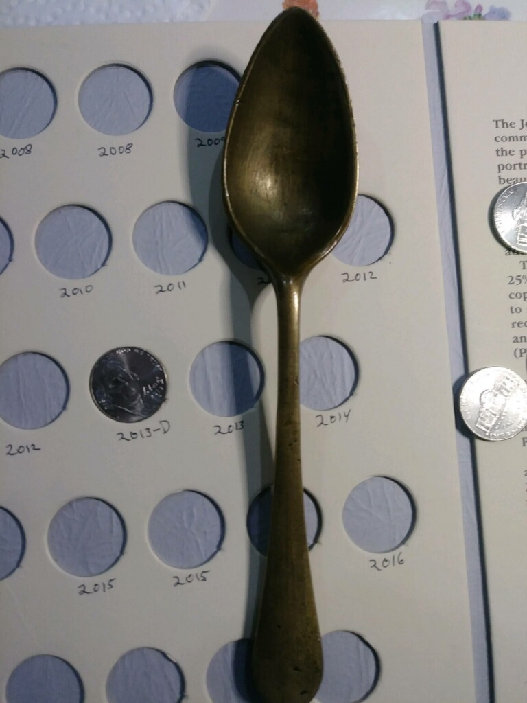 Markings on spoon Antiques Board