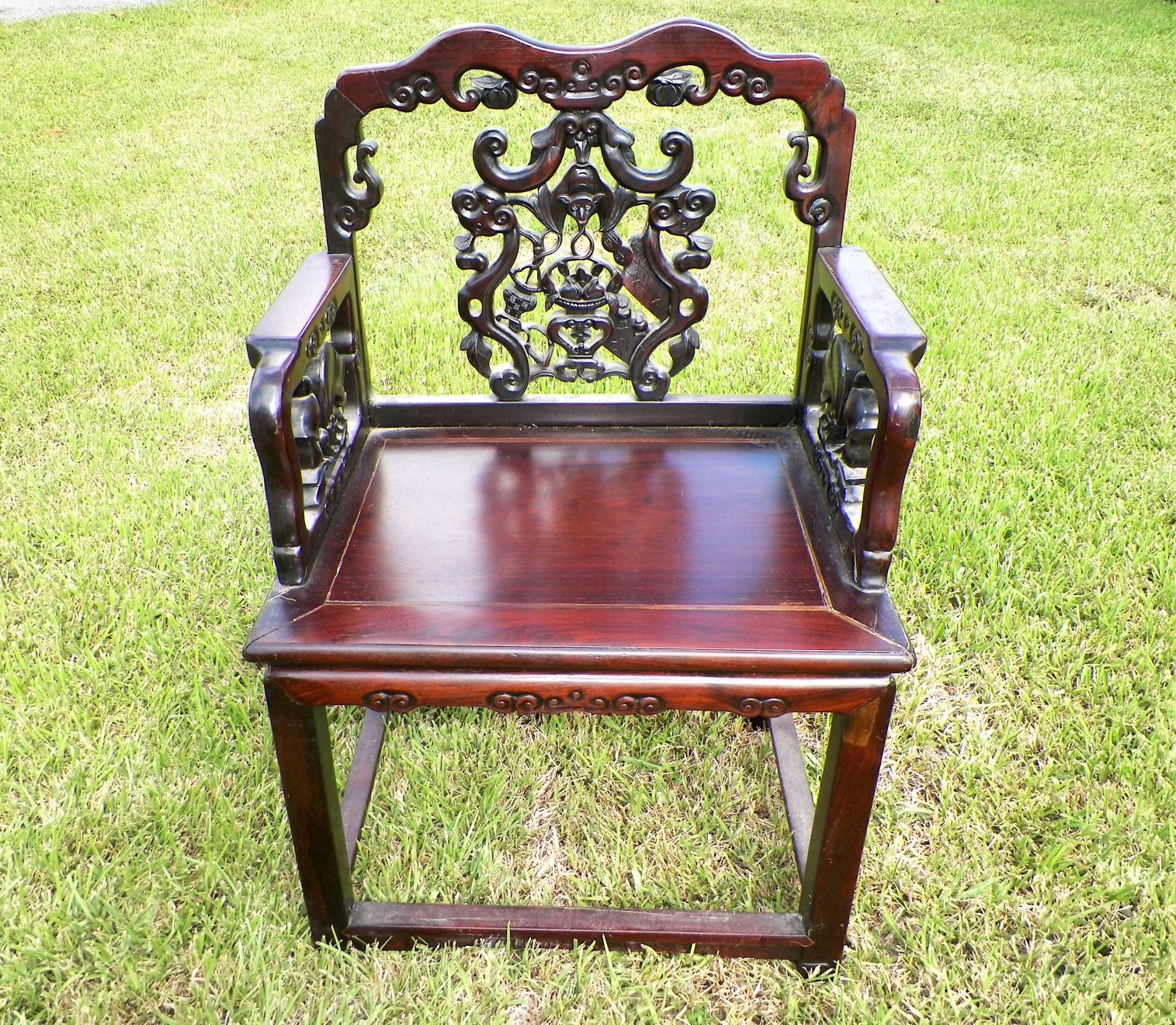 FURNITURE CHAIR CHINESE ORIENTAL ASIAN THRONE CHAIR 1AAAZZ.jpg
