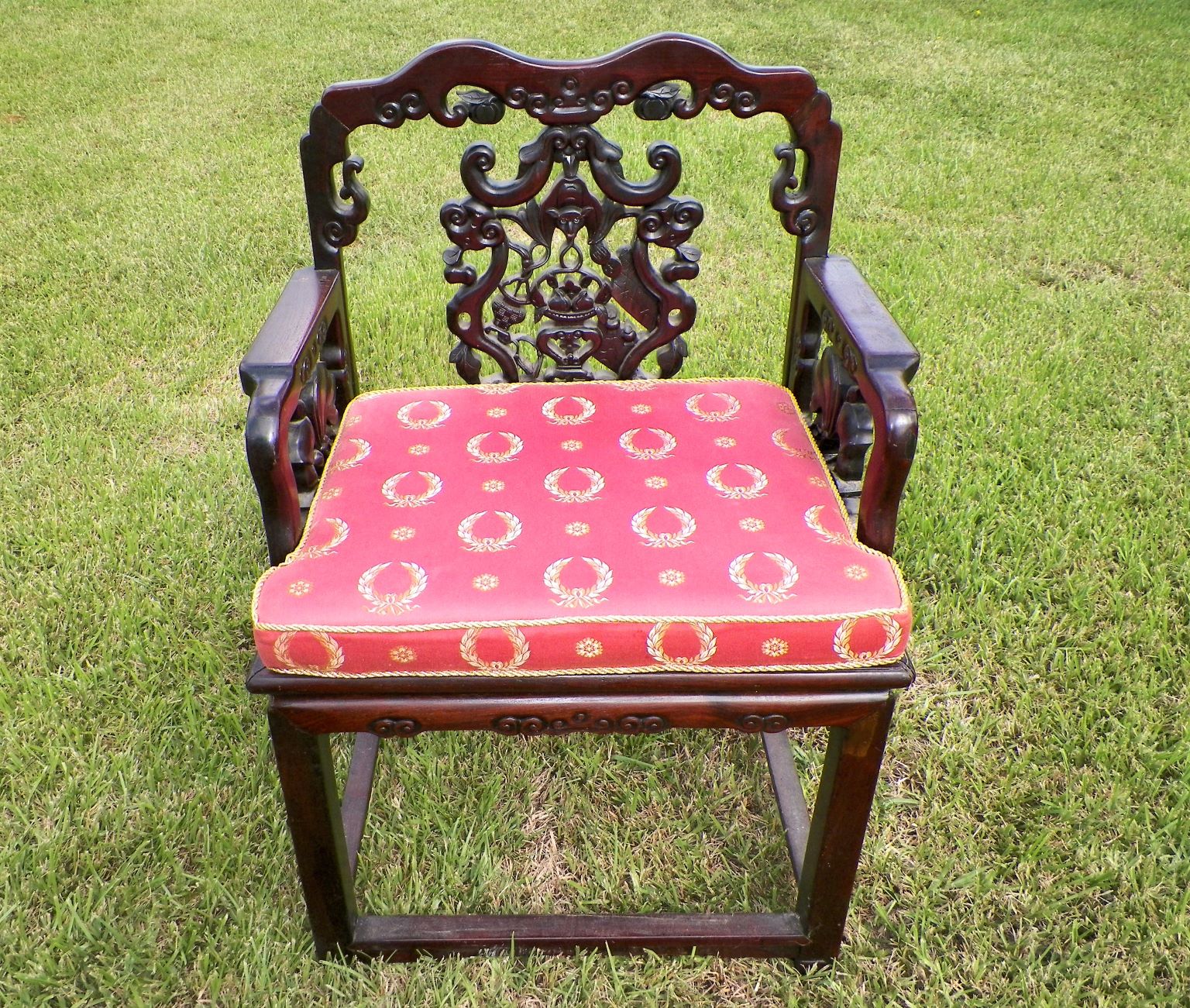 FURNITURE CHAIR CHINESE ORIENTAL ASIAN THRONE CHAIR 1AAZZ.jpg