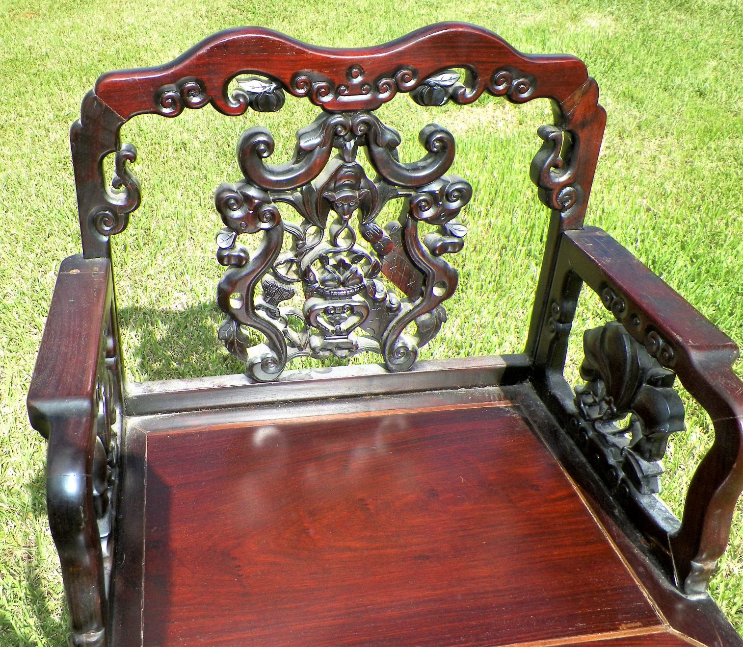 FURNITURE CHAIR CHINESE ORIENTAL ASIAN THRONE CHAIR 2AAAZZ.jpg