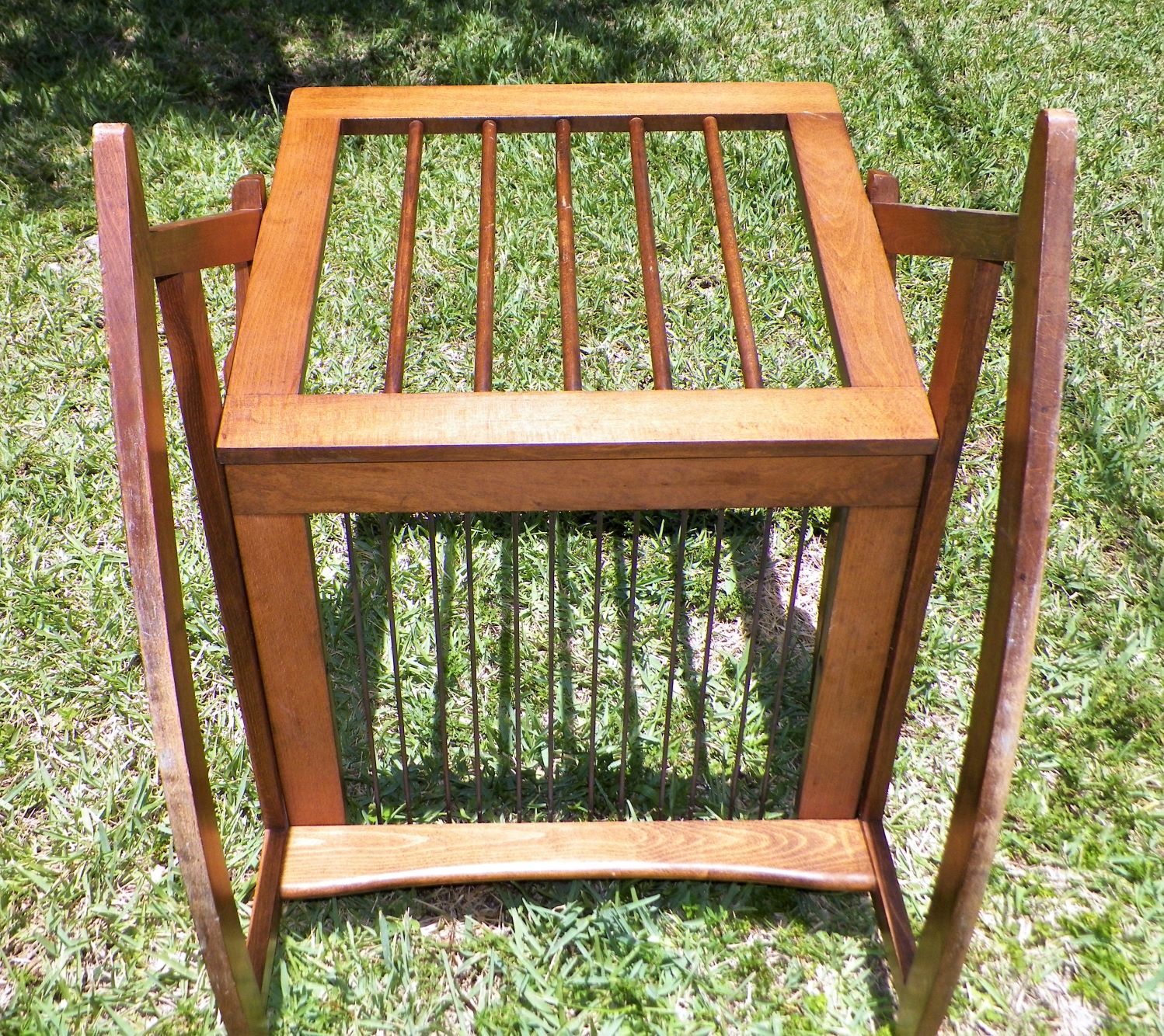 FURNITURE CHAIR ROCKER MID CENTURY MODERN YUGOSLAVIA 7AA.JPG