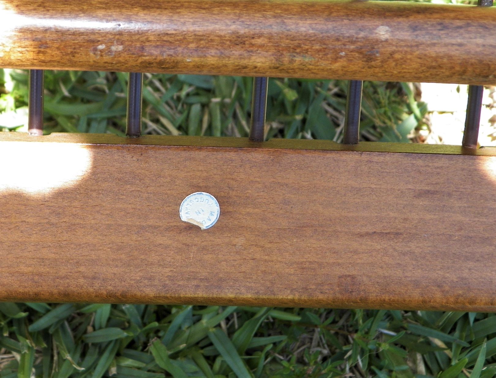 FURNITURE CHAIR ROCKER MID CENTURY MODERN YUGOSLAVIA 7GAA.JPG