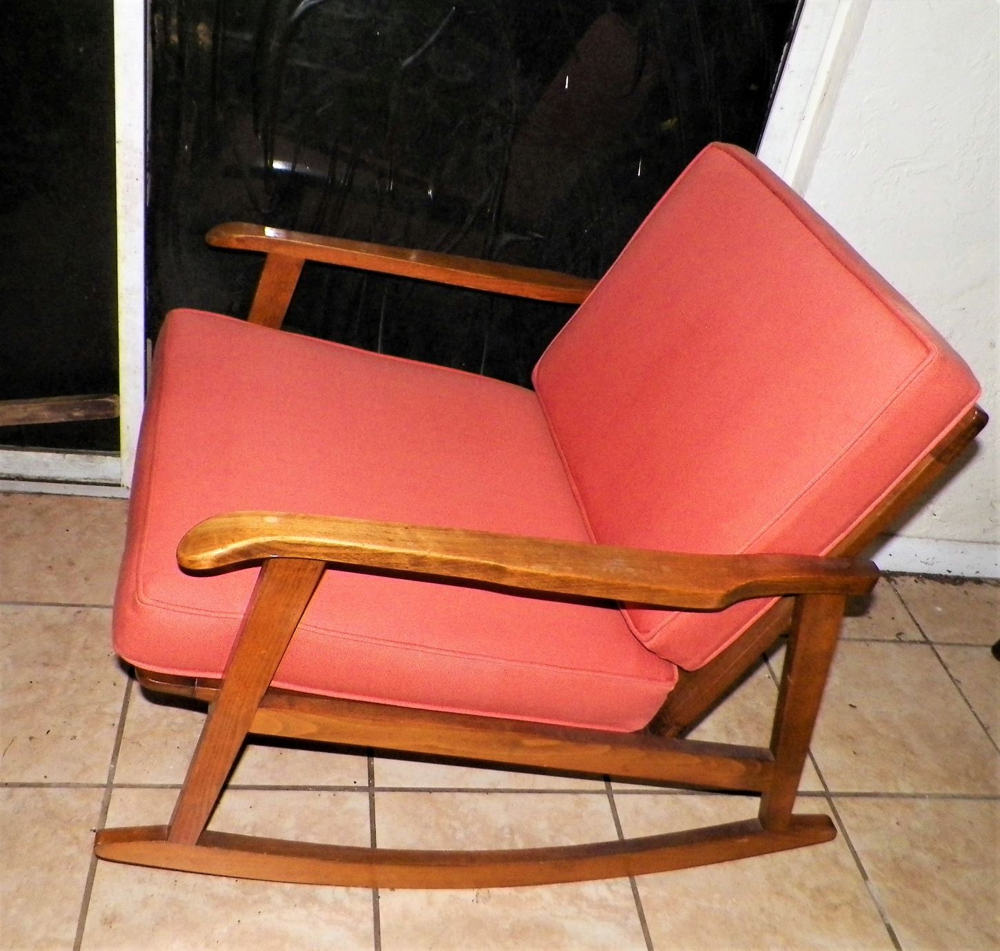 FURNITURE CHAIR ROCKER MID CENTURY MODERN YUGOSLAVIA 9PAA.JPG