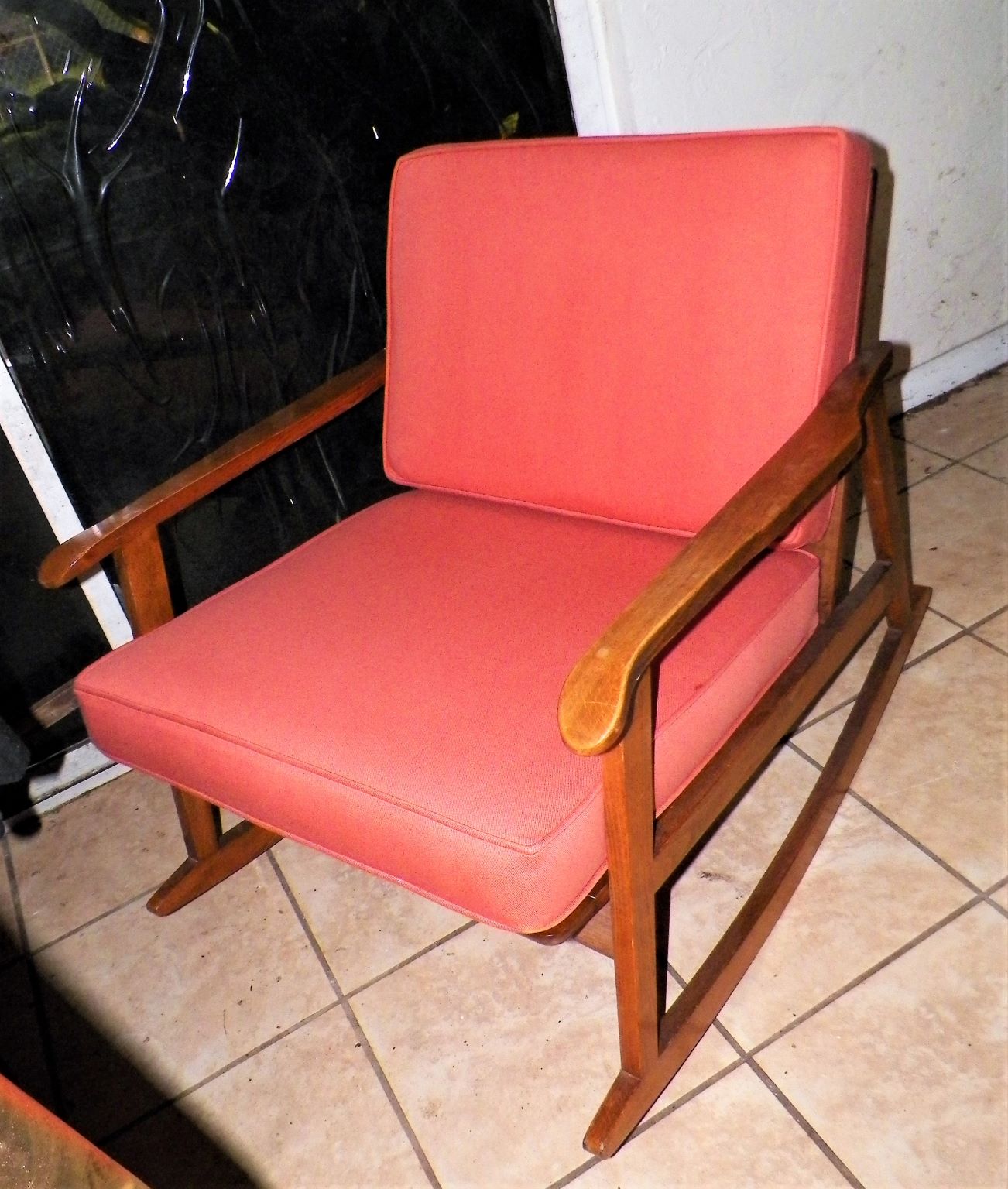 FURNITURE CHAIR ROCKER MID CENTURY MODERN YUGOSLAVIA 9PAAA.JPG